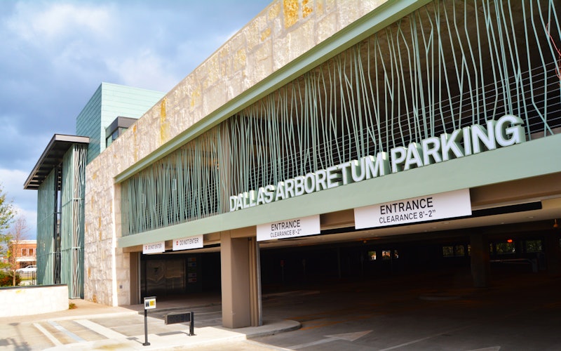 Parking Garage at the Dallas Arboretum