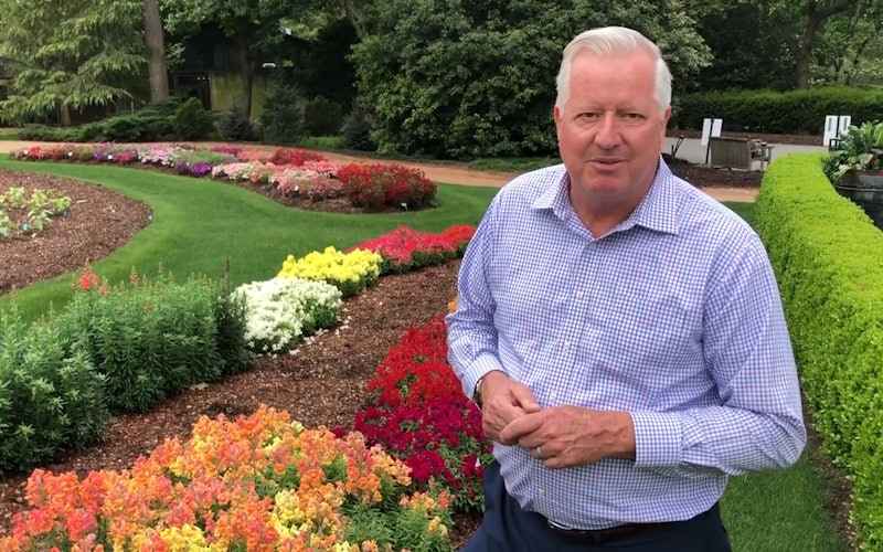 Dave Forehand in the garden